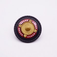 Playmobil 30628740  30217930 Schild Zwart Rood Goud - Shield Black Red Gold