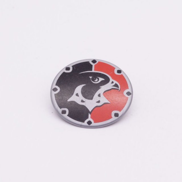 Playmobil 30635504 Schild Havik Ridder Rond - GR - Shield Hawk Knight Round ,  groot uit kunststof in de kleur grijs. Geschikt vanaf 3+.