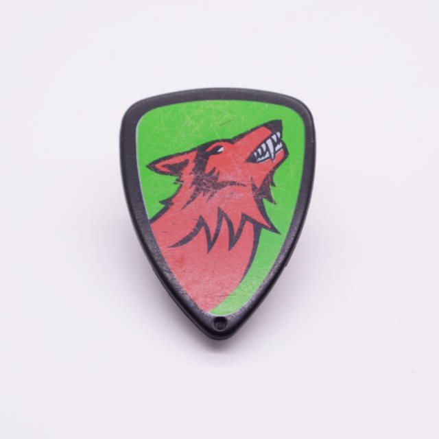 Playmobil 30636672 Schild Ro Wolf - Shield Re Wolf ,  groot uit kunststof in de kleur zwart. Geschikt vanaf 3+.