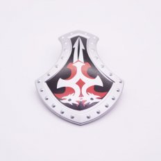 Playmobil 30636833 Schild Ro Gr Zw Design - Shield Re Gr Bl Design