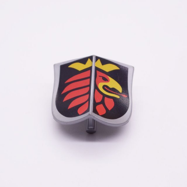 Playmobil 30640632 Schild Grijs m Griffioen - Shield Grey w Griffon ,  groot uit kunststof in de kleur grijs. Geschikt vanaf 3+.