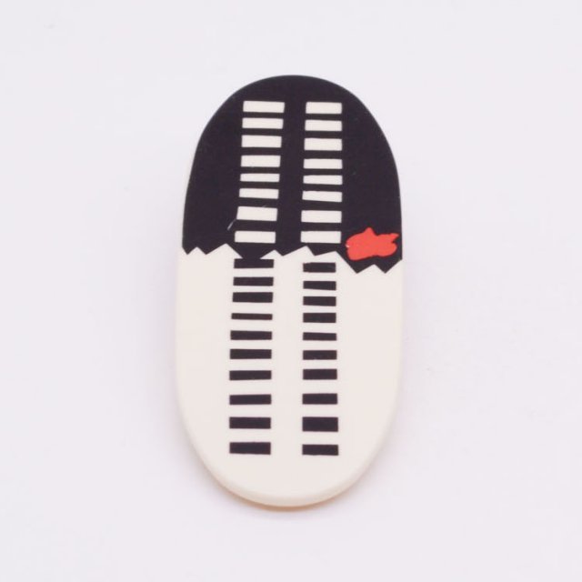 Playmobil 30642732 Schild Afrikaan Ovaal - W - Shield African Oval ,  groot uit kunststof in de kleur wit. Geschikt vanaf 3+.
