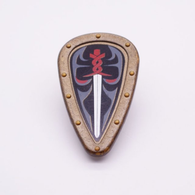 Playmobil 30643662 Schild Brons m Zwaard - Shield Bronze w Sword ,  groot uit kunststof in de kleur brons. Geschikt vanaf 3+.