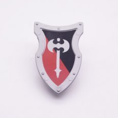 Playmobil 30645472 Schild m Grijs Bijl - Shield w Grey Axe