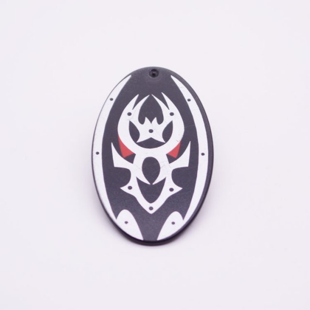 Playmobil 30647392 Schild Ovaal Gr Symbool - Shield Oval Gr Symbol ,  groot uit kunststof in de kleur zwart. Geschikt vanaf 3+.