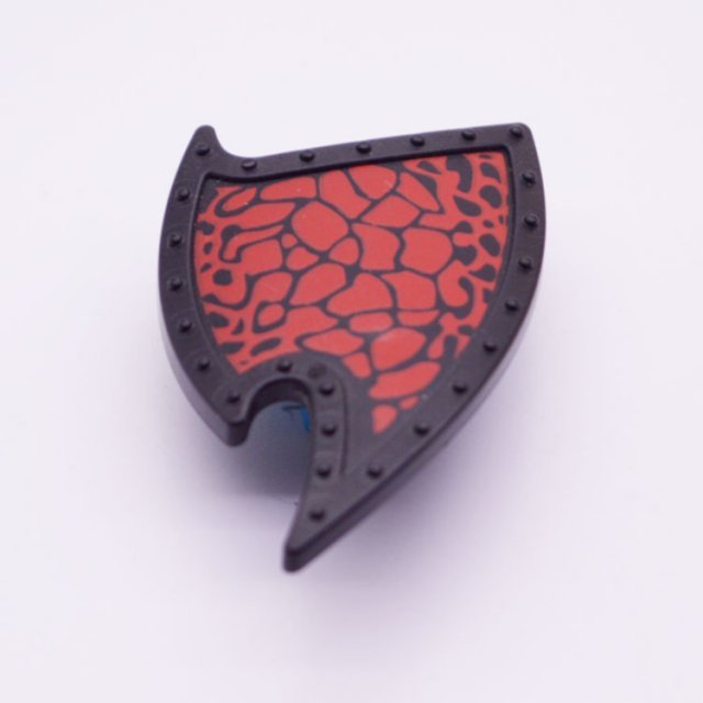 Playmobil 30647672 Schild Rood Patroon - Shield Red Pattern ,  groot uit kunststof in de kleur zwart. Geschikt vanaf 3+.