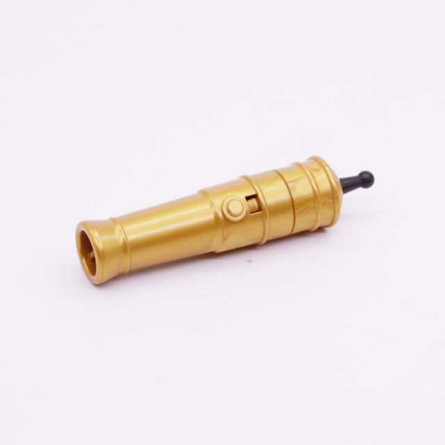 Playmobil 30670900 Kanon v Kanonskogel Messing - Cannon f Cannon Bullets Brass ,  groot uit kunststof in de kleur messing. Geschikt vanaf 3+.