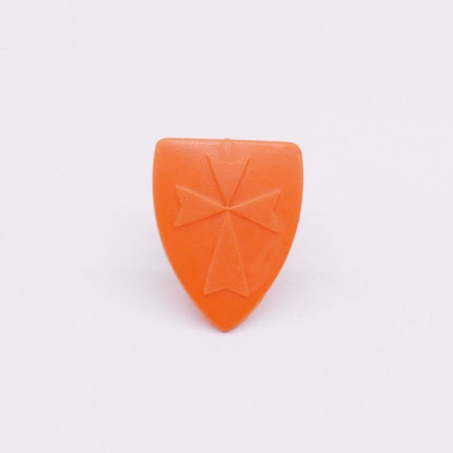 Playmobil 90000194 Schild Ridder Oranje - Old Style - Shield Knight Orange ,  groot uit kunststof in de kleur oranje. Geschikt vanaf 3+.