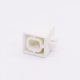 Playmobil 30042542 Bouwsteen Prisma Wit - Connector Prism White ,  groot uit kunststof in de kleur wit. Geschikt vanaf 3+.