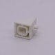 Playmobil 30042542 Bouwsteen Prisma Wit - Connector Prism White ,  groot uit kunststof in de kleur wit. Geschikt vanaf 3+.
