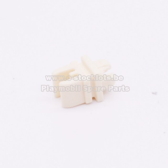 Playmobil 30093882 Klem - System-X - Clip ,  groot uit kunststof in de kleur g.wit. Geschikt vanaf 3+.