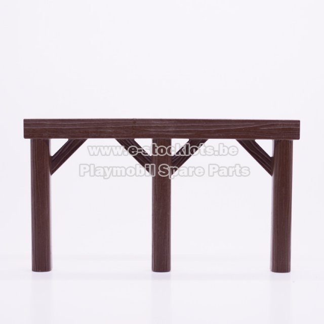 Playmobil 30200092 Draagframe Hout - Support Posts Wood ,  groot uit kunststof in de kleur bruin. Geschikt vanaf 3+.