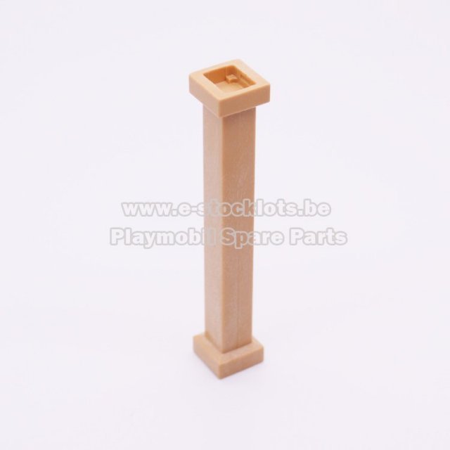 Playmobil 30211202 Pilaar Vierkant - Column Square ,  groot uit kunststof in de kleur beige. Geschikt vanaf 3+.