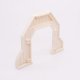 Playmobil 30211520 Gevel Dak Steen - Wall Roof Stone ,  groot uit kunststof in de kleur creme. Geschikt vanaf 3+.