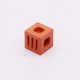 Playmobil 30211590 Bouwsteen Kubus D Oranje - 15/15/15 - Connector Block D Orange ,  groot uit kunststof in de kleur d.oranje. Geschikt vanaf 3+.