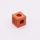 Playmobil 30211590 Bouwsteen Kubus D Oranje - 15/15/15 - Connector Block D Orange ,  groot uit kunststof in de kleur d.oranje. Geschikt vanaf 3+.