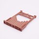Playmobil 30224330 Palissade Muur - BR - Wall Logs ,  groot uit kunststof in de kleur bruin. Geschikt vanaf 3+.