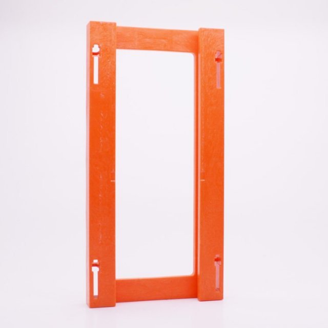 Playmobil 30239333 Geleiding Lift - 180 - Guide Rail Elevator ,  groot uit kunststof in de kleur oranje. Geschikt vanaf 3+.