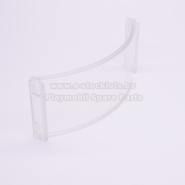 Playmobil 30239360 Glas Muur - Glass Wall ,  groot uit kunststof in de kleur transp.. Geschikt vanaf 3+.