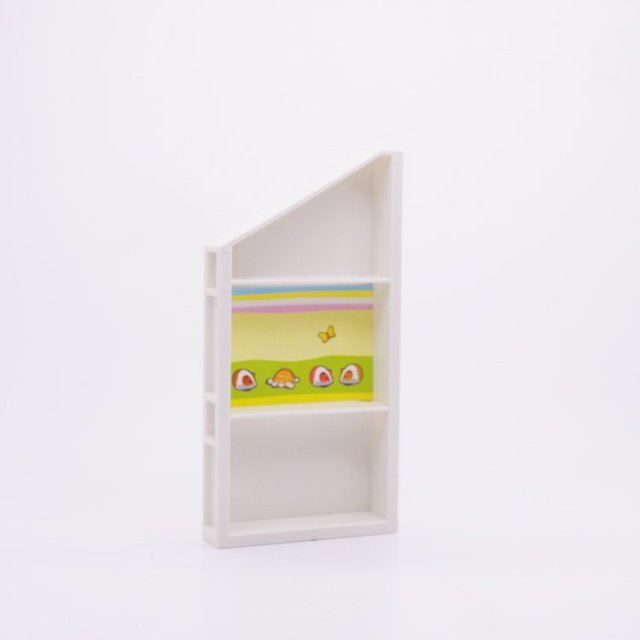 Playmobil 30239383 Muur Inbouwkast Schuin - 60x90/120 - Wall Cabinet Slope ,  groot uit kunststof in de kleur wit. Geschikt vanaf 3+.