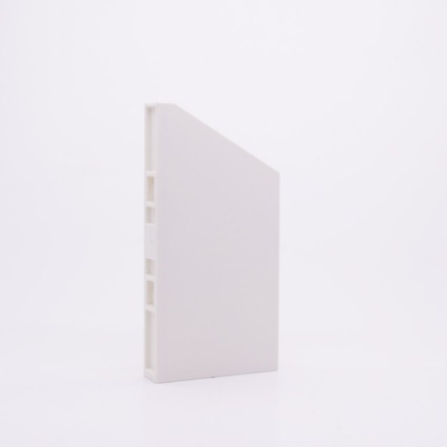 Playmobil 30239383 Muur Inbouwkast Schuin - 60x90/120 - Wall Cabinet Slope ,  groot uit kunststof in de kleur wit. Geschikt vanaf 3+.