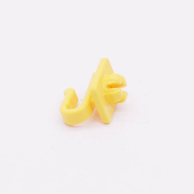 Playmobil 30241242 Haak Muur Geel - System-X - Hook Wall Yellow ,  groot uit kunststof in de kleur geel. Geschikt vanaf 3+.