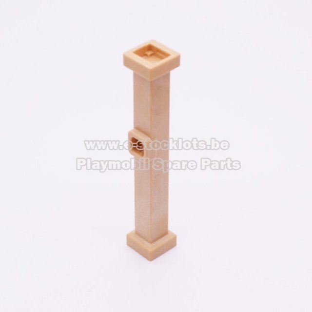 Playmobil 30241482 Pilaar Vierkant Verbinding - Column Square Socket ,  groot uit kunststof in de kleur beige. Geschikt vanaf 3+.