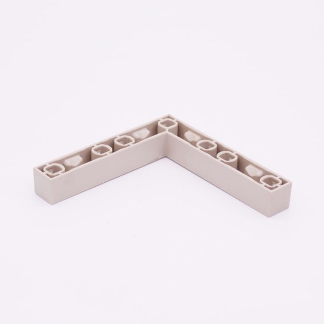 Playmobil 30267600 Verbindingsstuk Hoek - Connecting Strip Corner ,  groot uit kunststof in de kleur l.grijs. Geschikt vanaf 3+.