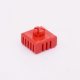 Playmobil 30273020 Bouwsteen Vierkant - 15x15x7 5 - Connector Square ,  groot uit kunststof in de kleur rood. Geschikt vanaf 3+.