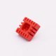 Playmobil 30273020 Bouwsteen Vierkant - 15x15x7 5 - Connector Square ,  groot uit kunststof in de kleur rood. Geschikt vanaf 3+.
