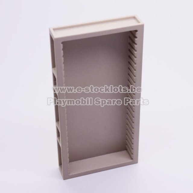 Playmobil 30286560 Muurkast - Wallcabinet ,  groot uit kunststof in de kleur grijs. Geschikt vanaf 3+.