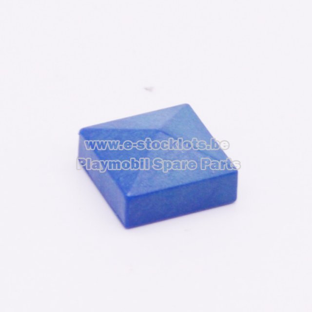 Playmobil 30289370 Sluitsteen Pilaar - Pillar Cap ,  groot uit kunststof in de kleur blauw. Geschikt vanaf 3+.
