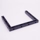 Playmobil 30296350 Balk Verbinding U-Vorm - 180x135 - Beam Connector U-Shape ,  groot uit kunststof in de kleur d.blauw. Geschikt vanaf 3+.