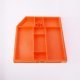 Playmobil 30461422 Muur m Inbouwkasten - 150x165 - Wall w Build-in Cabinets ,  groot uit kunststof in de kleur oranje. Geschikt vanaf 3+.