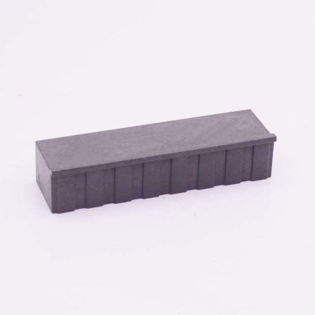 Playmobil 30519352 03 Dak Rand - 90 - Roof Edge ,  groot uit kunststof in de kleur grijs. Geschikt vanaf 3+.