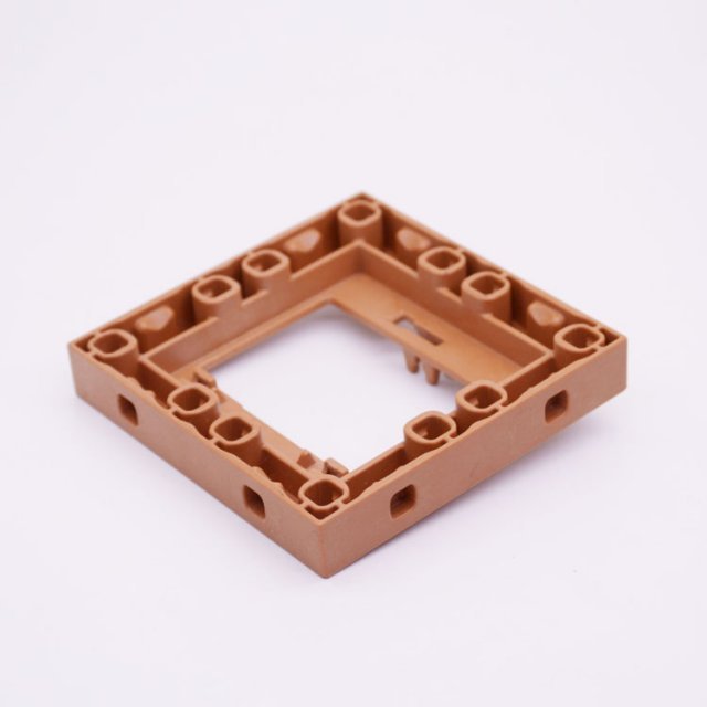 Playmobil 30219340 Grondplaat v Valdeur - 2x2 - Baseplate f Trapdoor ,  groot uit kunststof in de kleur l.bruin. Geschikt vanaf 3+.