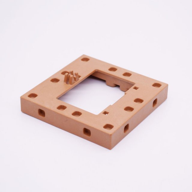 Playmobil 30219340 Grondplaat v Valdeur - 2x2 - Baseplate f Trapdoor ,  groot uit kunststof in de kleur l.bruin. Geschikt vanaf 3+.