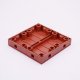 Playmobil 30219550 Grondplaat Houtstructuur - 2x2 - Baseplate Wooden ,  groot uit kunststof in de kleur bruin. Geschikt vanaf 3+.