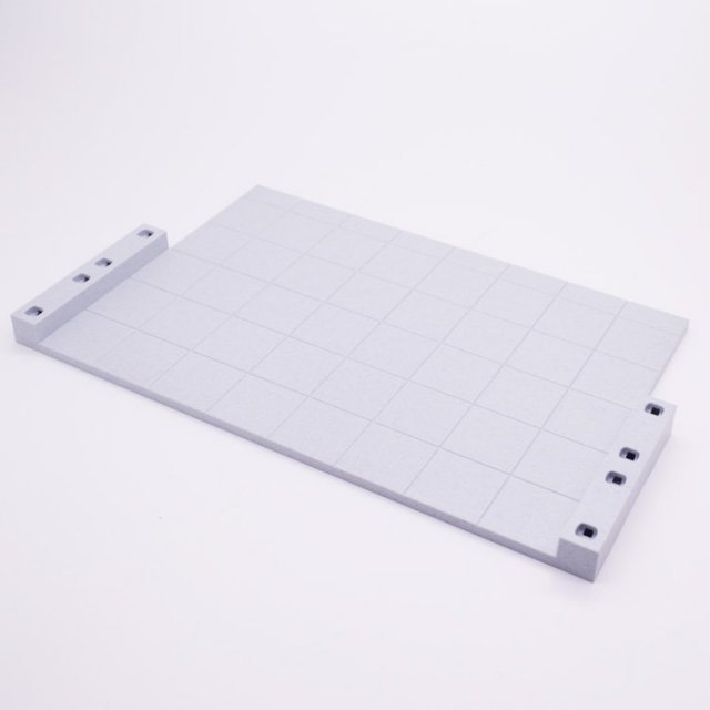 Playmobil 30243362 Vloerplaat Kleine School - 240x165 - Floorplate Small School Building ,  groot uit kunststof in de kleur grijs. Geschikt vanaf 3+.