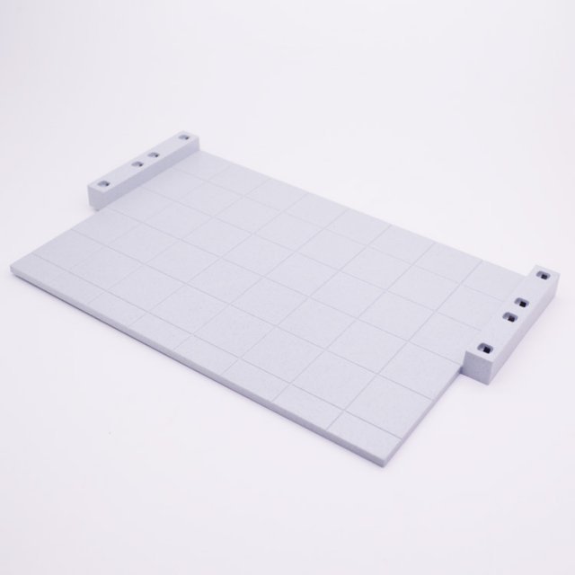 Playmobil 30243362 Vloerplaat Kleine School - 240x165 - Floorplate Small School Building ,  groot uit kunststof in de kleur grijs. Geschikt vanaf 3+.