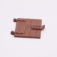 Playmobil 30217023 Luik Trap - D BR - Trap Door ,  groot uit kunststof in de kleur d.bruin. Geschikt vanaf 3+.