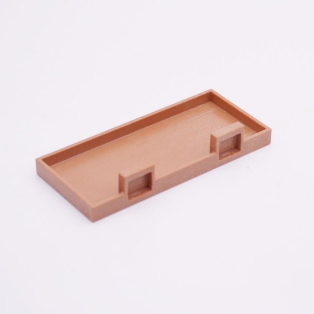 Playmobil 30217592 Weergang Platform Kasteel - 40x90 - Platform Short Castle ,  groot uit kunststof in de kleur l.bruin. Geschikt vanaf 3+.