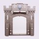 Playmobil 30218312 Kasteel Ingang - Castle Entrance ,  groot uit kunststof in de kleur grijs. Geschikt vanaf 3+.