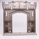 Playmobil 30218312 Kasteel Ingang - Castle Entrance ,  groot uit kunststof in de kleur grijs. Geschikt vanaf 3+.