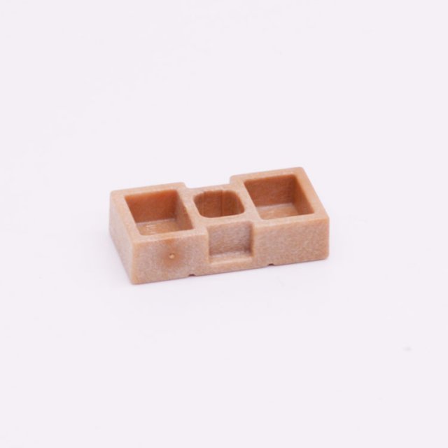 Playmobil 30227543 Weergang Platform Kasteel - 15 - Platform Short Castle ,  groot uit kunststof in de kleur l.bruin. Geschikt vanaf 3+.