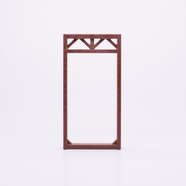 Playmobil 30241580 Doorgang Houten Frame - Doorway Wooden Frame ,  groot uit kunststof in de kleur bruin. Geschikt vanaf 3+.