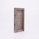 Playmobil 30247740 Kasteelmuur - 60/120 - Castle Wall ,  groot uit kunststof in de kleur grijs. Geschikt vanaf 3+.