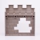 Playmobil 30247800 Kasteelmuur Opening - 150/157 II - Castle Wall Hole ,  groot uit kunststof in de kleur grijs. Geschikt vanaf 3+.
