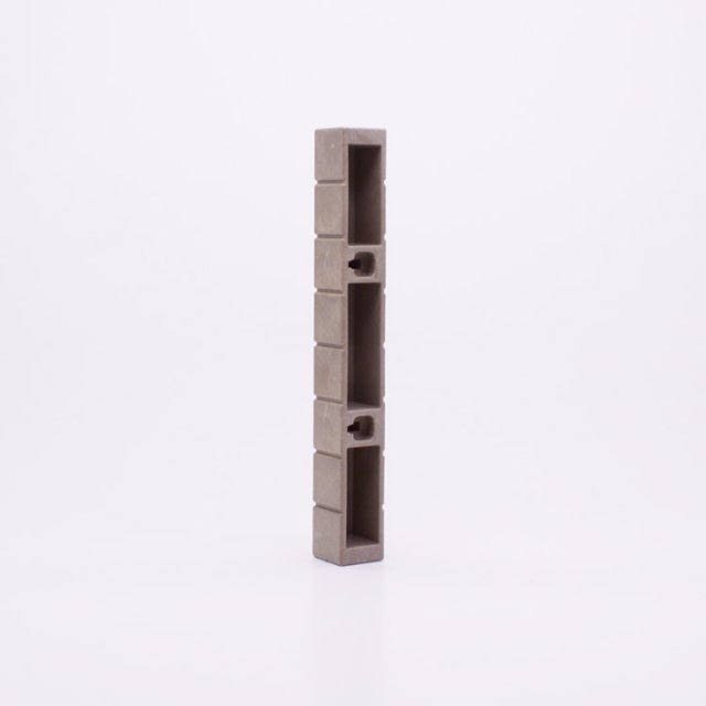 Playmobil 30247830 Kasteelmuur Verbinding - 15/120 II - Castle Wall Connector ,  groot uit kunststof in de kleur grijs. Geschikt vanaf 3+.