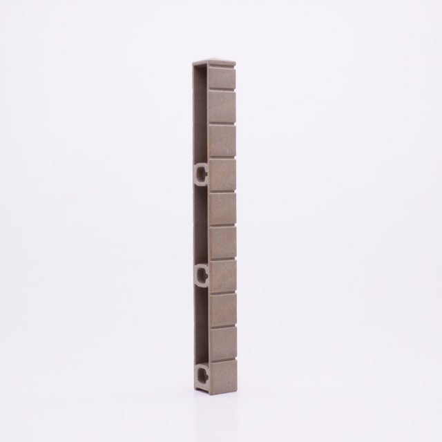 Playmobil 30247850 Kasteelmuur Verbinding - 15/150 - Castle Wall Connector ,  groot uit kunststof in de kleur grijs. Geschikt vanaf 3+.